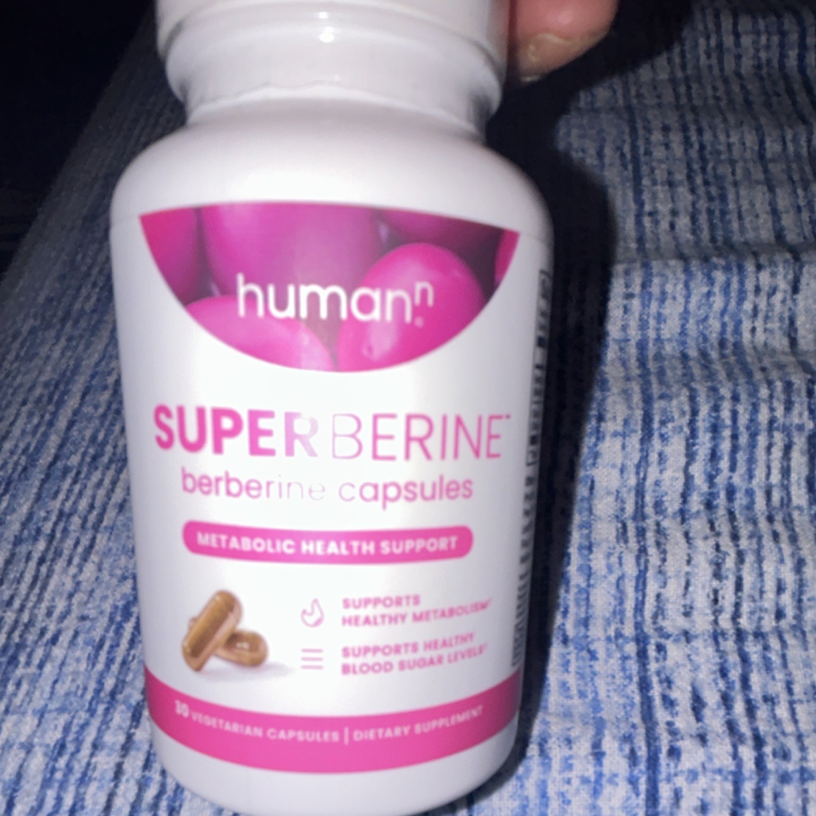 humann SuperBerine Berberine Capsules Metabolic & Blood Sugar Support 30 Gluten…