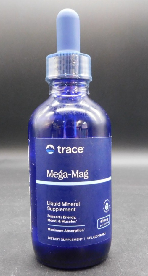 Trace Minerals MEGA-MAG mineral supplement 4 fl oz exp: 2/2030 New & Sealed
