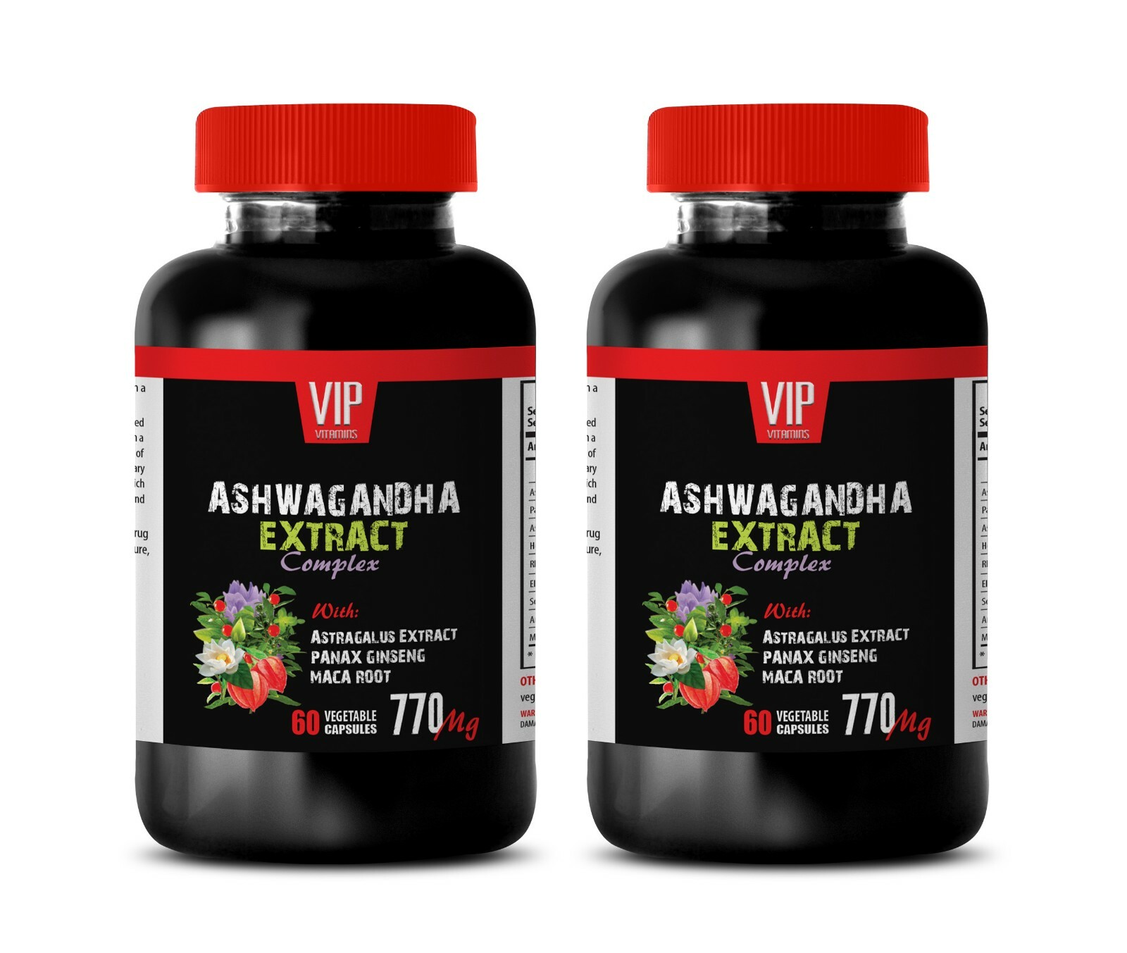 reduce stress – ASHWAGANDHA ROOT COMPLEX 770mg – anti inflammatory capsules 2B