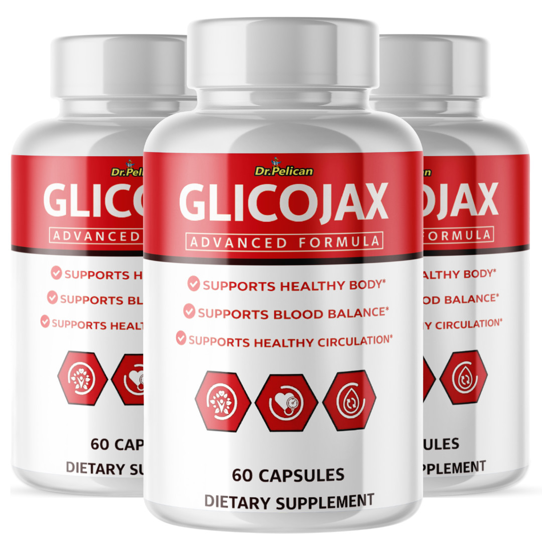 Glicojax- Blood Support – 3 Bottles- 180 Capsules