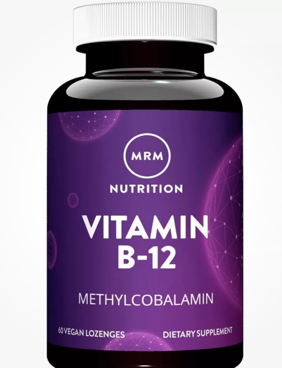 MRM Nutrition Vitamin B-12 2,000 mcg 60 Loz Exp 09/2026