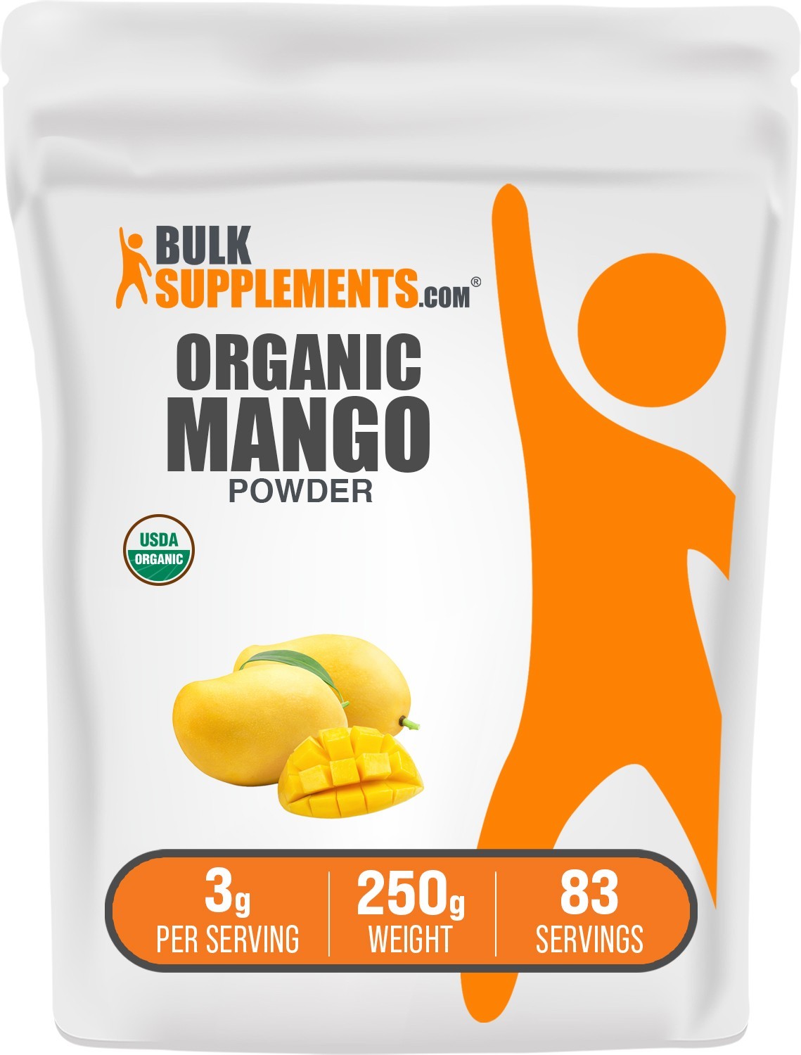 BulkSupplements Organic Mango Powder – 3g per Serving