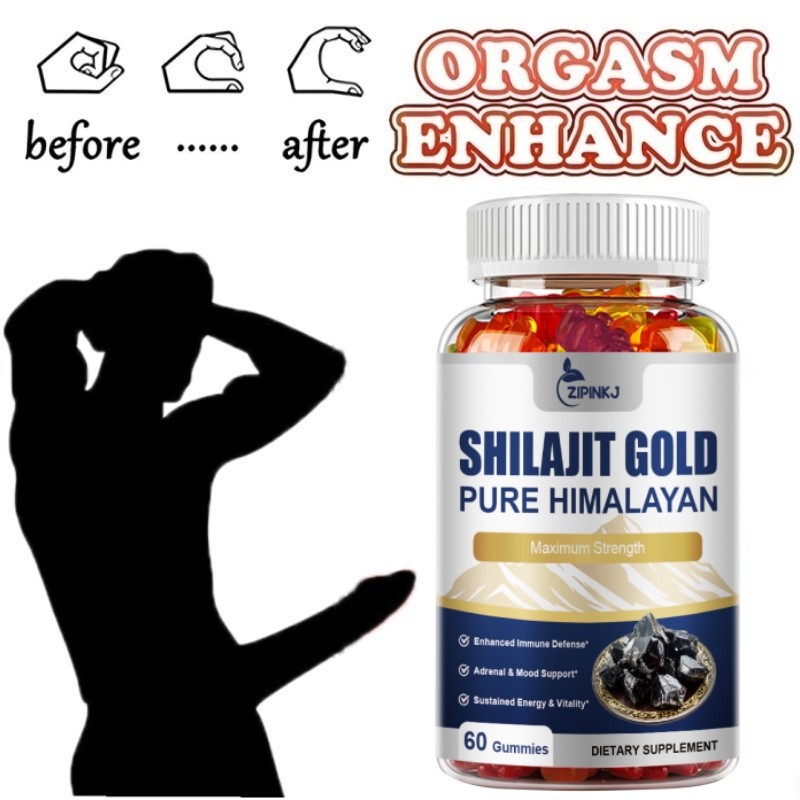 Shilajit Gummies Max Strength | Pure 100% Authentic Himalayan Organic 60 Gummy