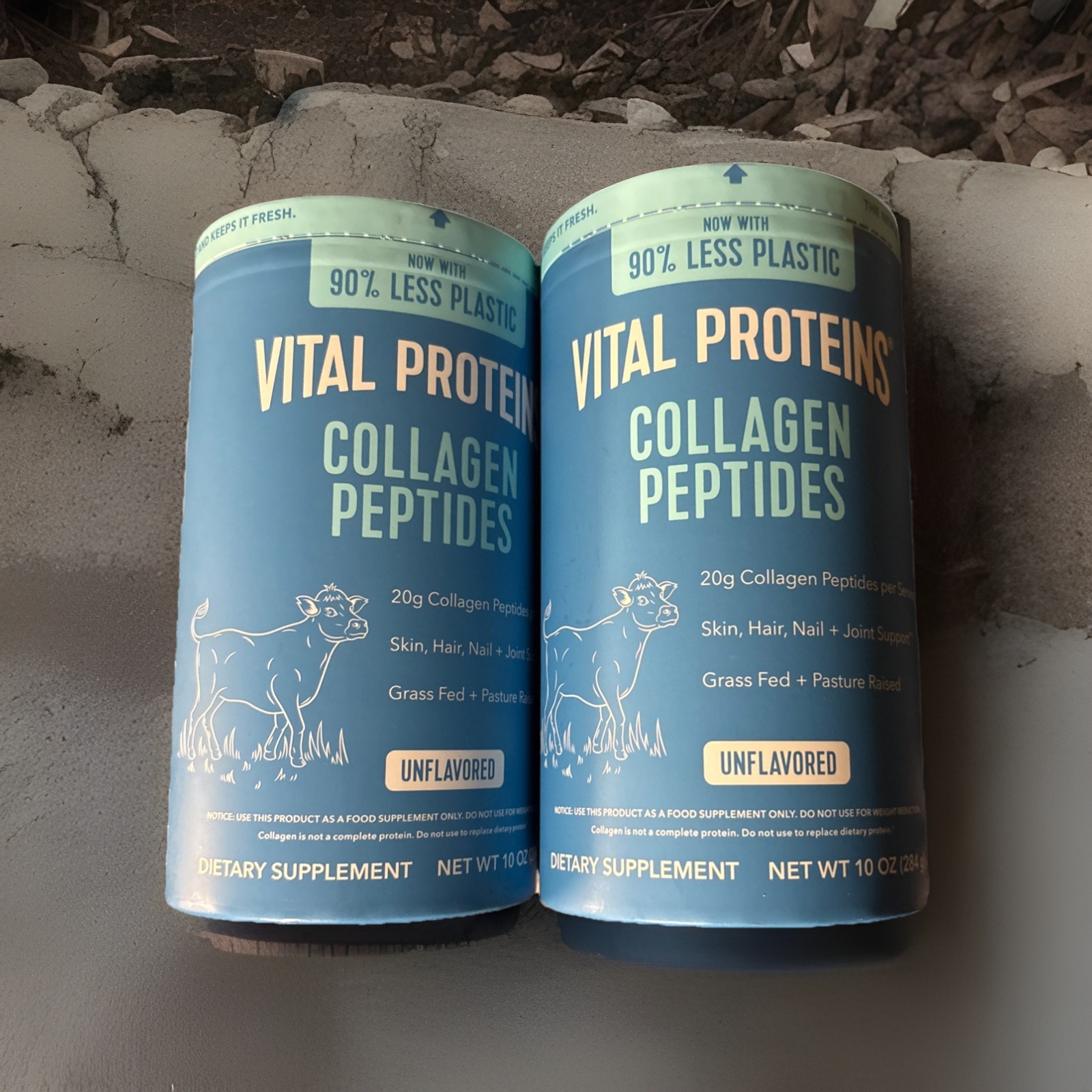 Vital Proteins Collagen Protein Powder Supplement – 10.2oz. (2 Pack) BB:Aug 2028