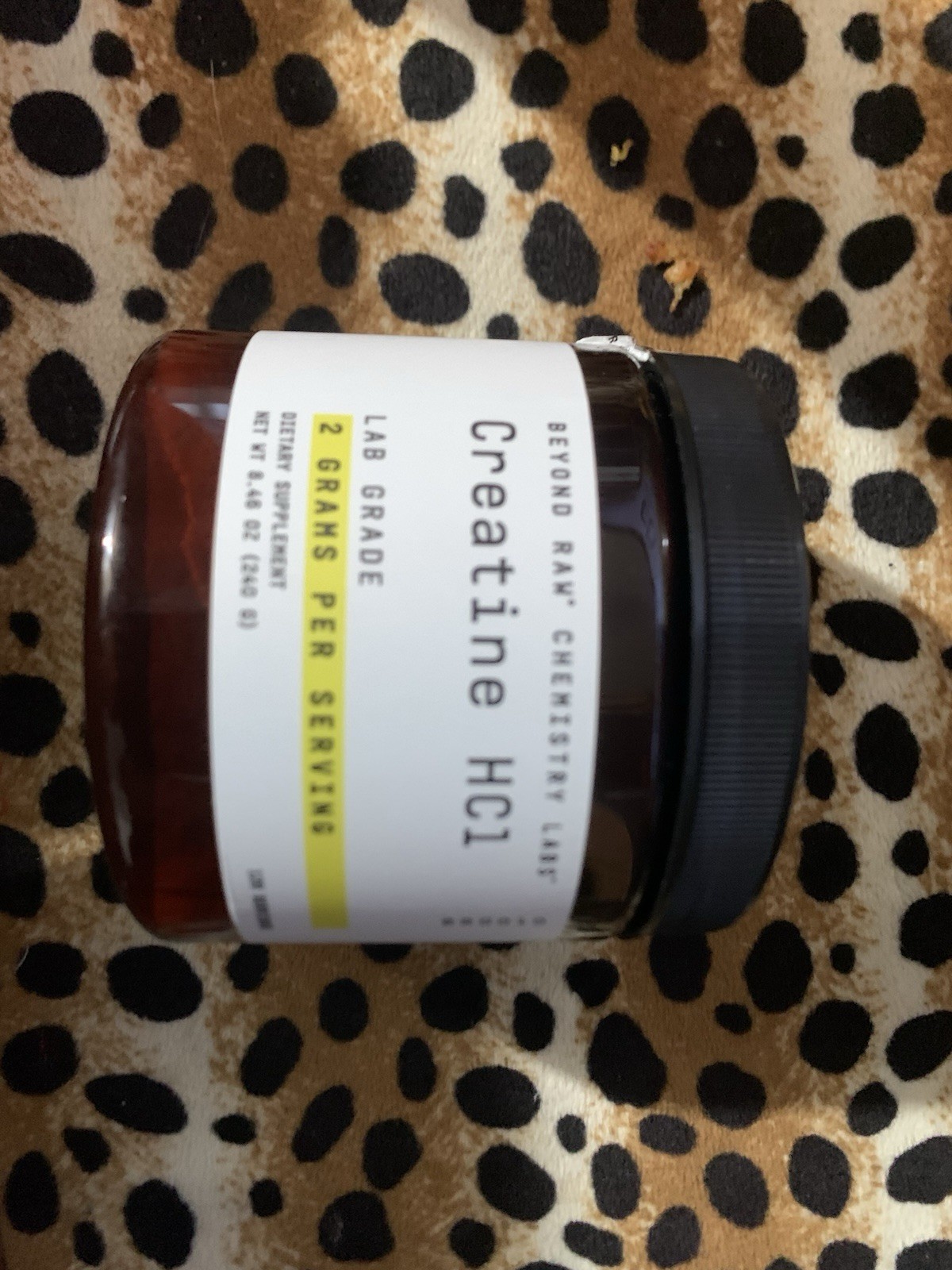 Beyond Raw Chemistry Labs Creatine HC1 Supplement 120 Servings