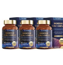 3 boxes Magnesium 12 in 1 Complex 700mg – Glycinate Citrate Malate Taurate Daily