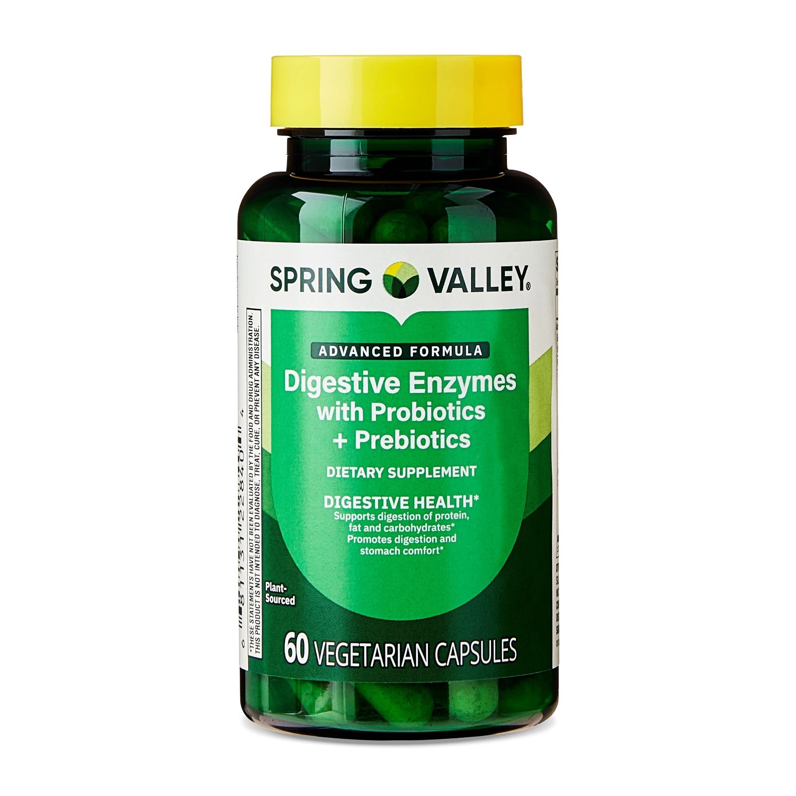 Spring Valley Advanced Formula Digestive Enzymes Vegetarian Capsules For Digesti