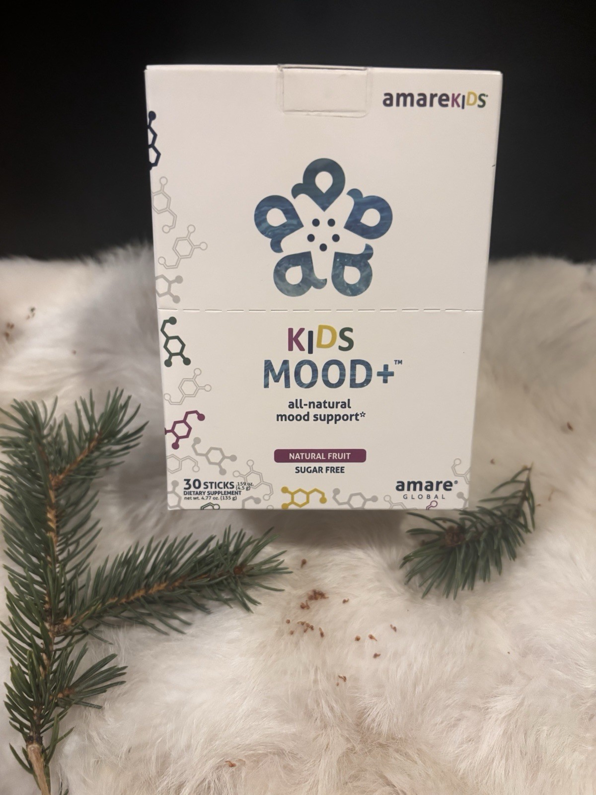 Amare Global Kids Mood+ Natural Mood Support 30 Sticks  – New!