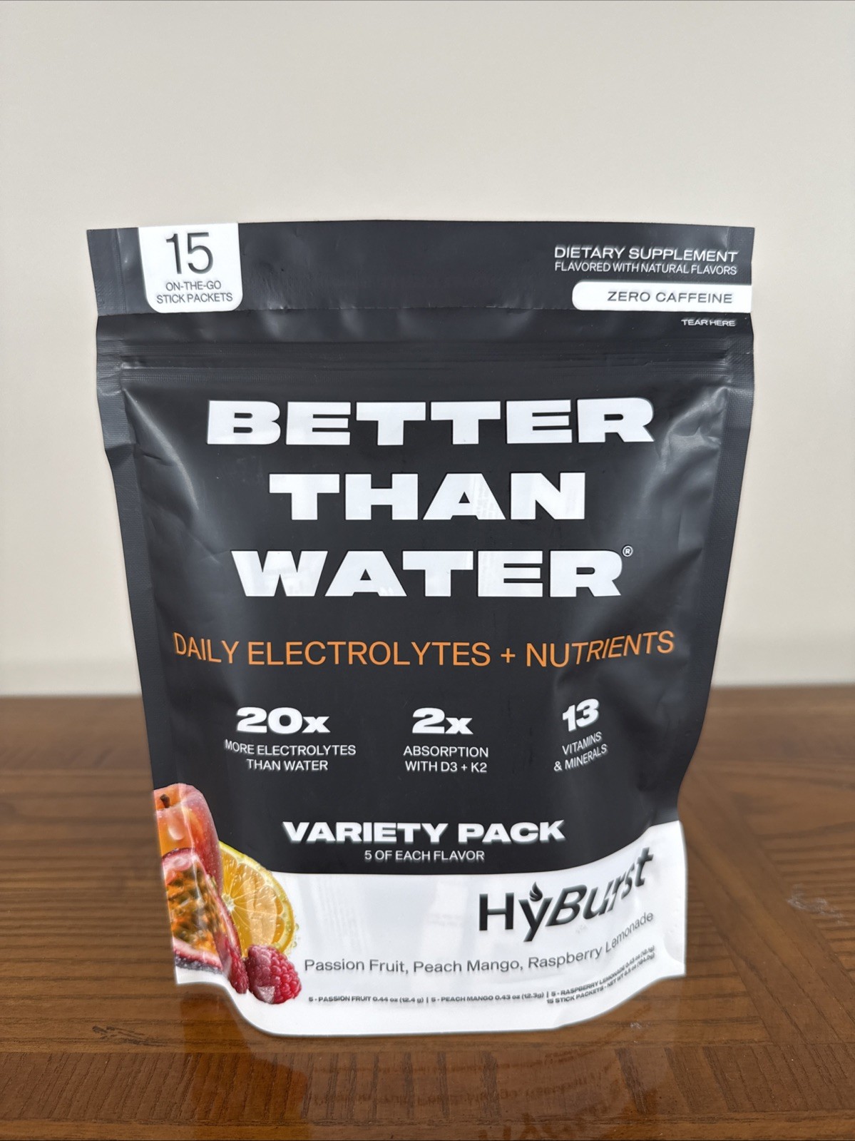 Hyburst Better Than Water Electrolytes Nutrients