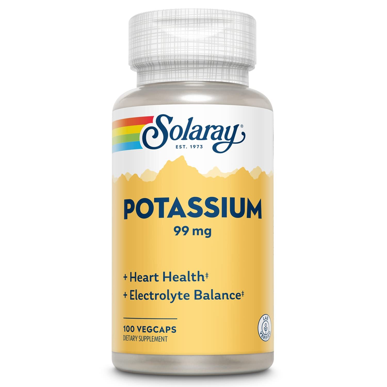 9/28 Solaray Potassium 99 mg – Electrolyte Balance Formula – Potassium Supplemen