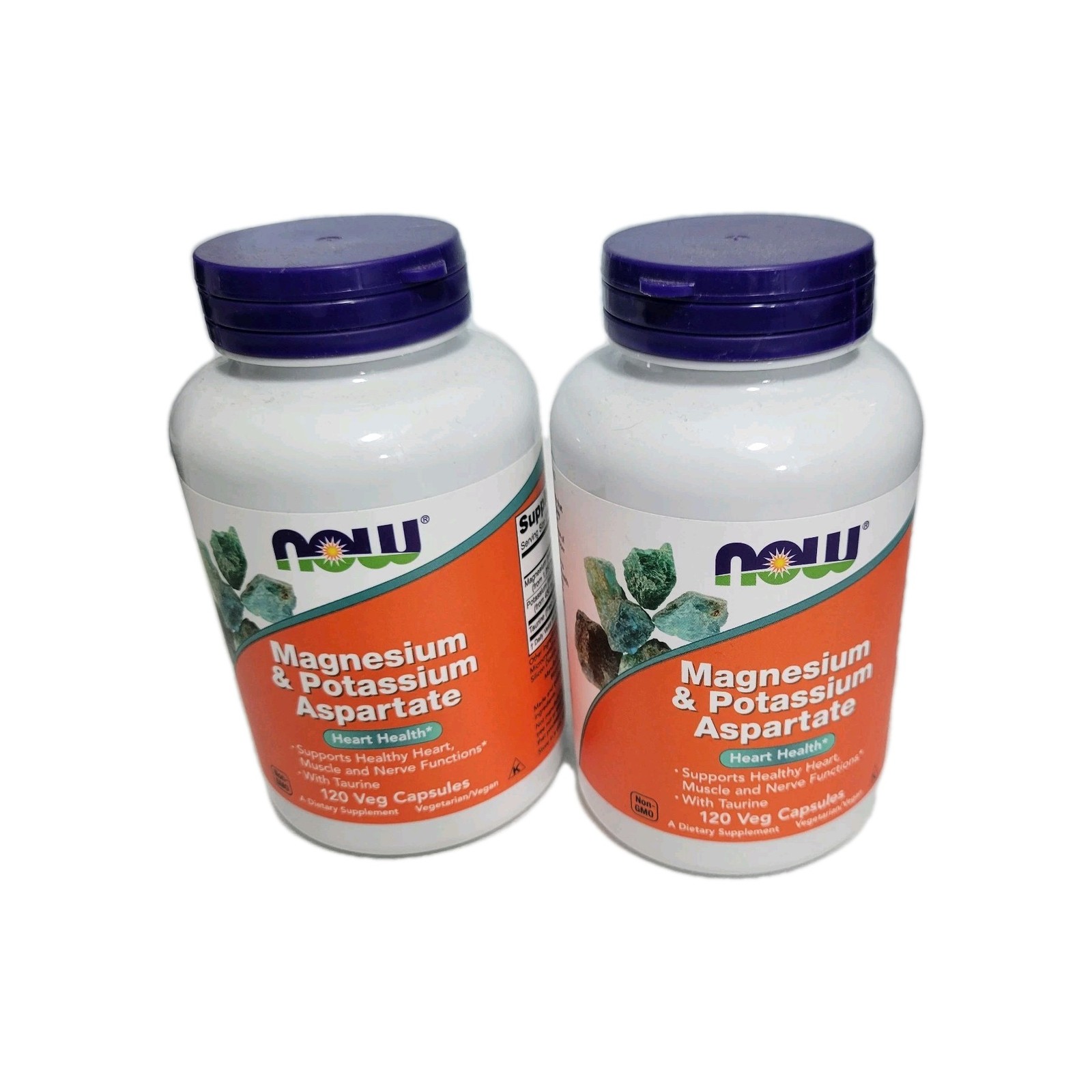 NOW Foods Supplements, Magnesium & Potassium Aspartate with Taurine 121725-2M5