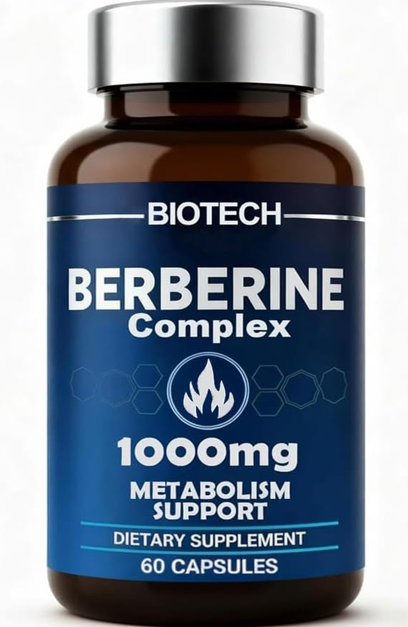 BIOTECH Berberine Complex, Berberine 1000Mg with Bitter Melon & Banaba Leaf, Pre