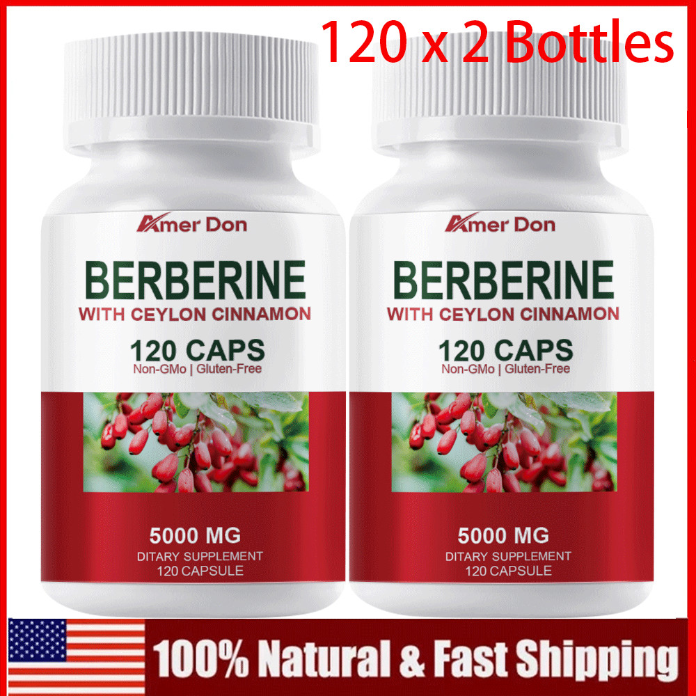 5000mg Berberine HCl – High Potency Berberine Supplement – Blood Sugar Support