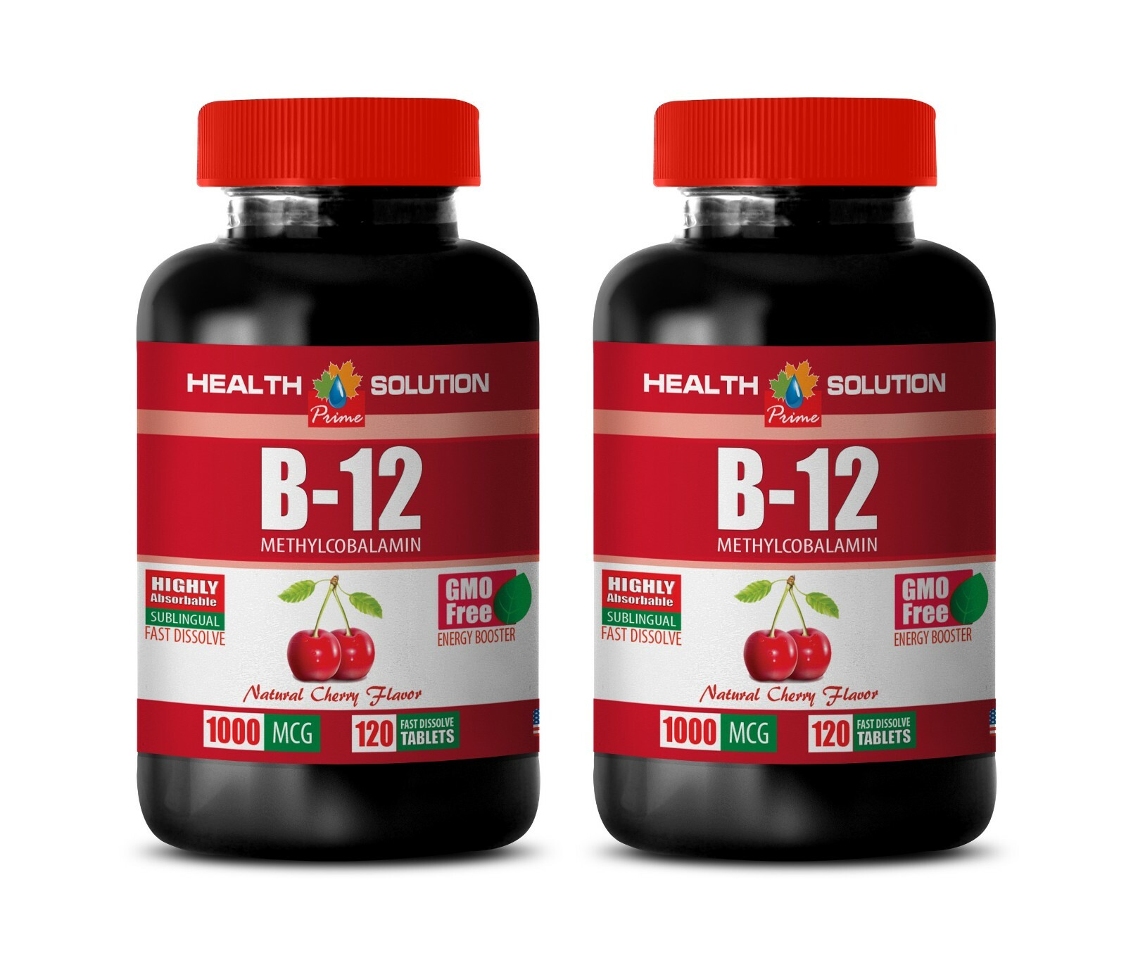 brain supplement – METHYLCOBALAMIN B-12 – mood boost natural supplement 2 BOTTLE