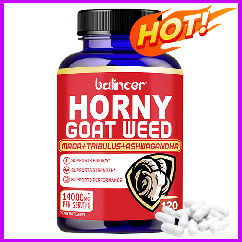 HORNY GOAT WEED MACA+TRIBULUS+ASHWAGANDHA-SUPPORTS ENERGY*STRENGTH”PERFORMANCE”