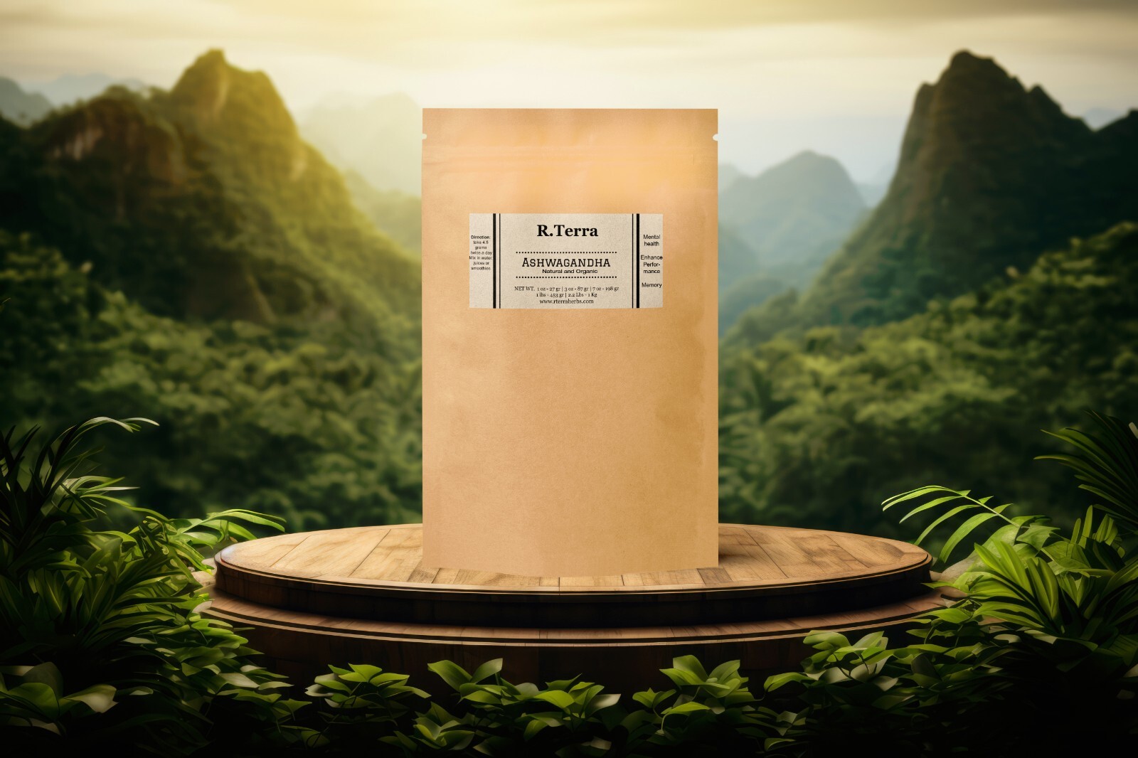 Ashwagandha 10% Withanolides – Extract powder 10X Stronger  Size 1 oz