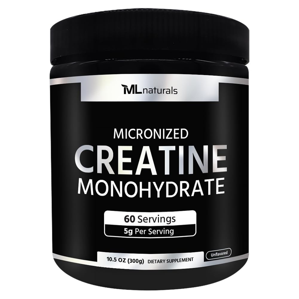 300g Micronized Creatine Monohydrate Powder | Vegan, Non-GMO & 60 Servings