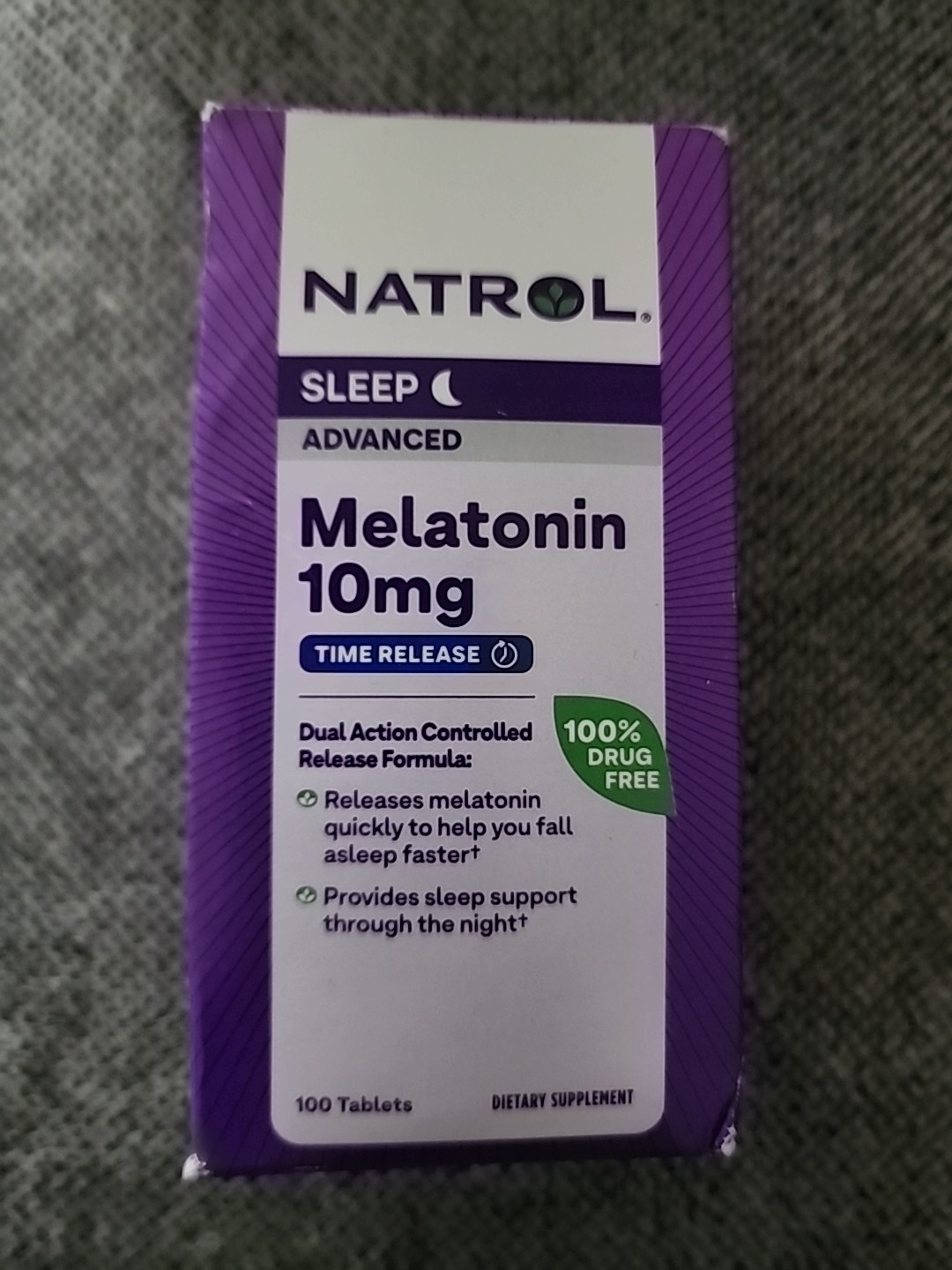 Natrol Melatonin Sleep 10mg Tablet – 100 Count
