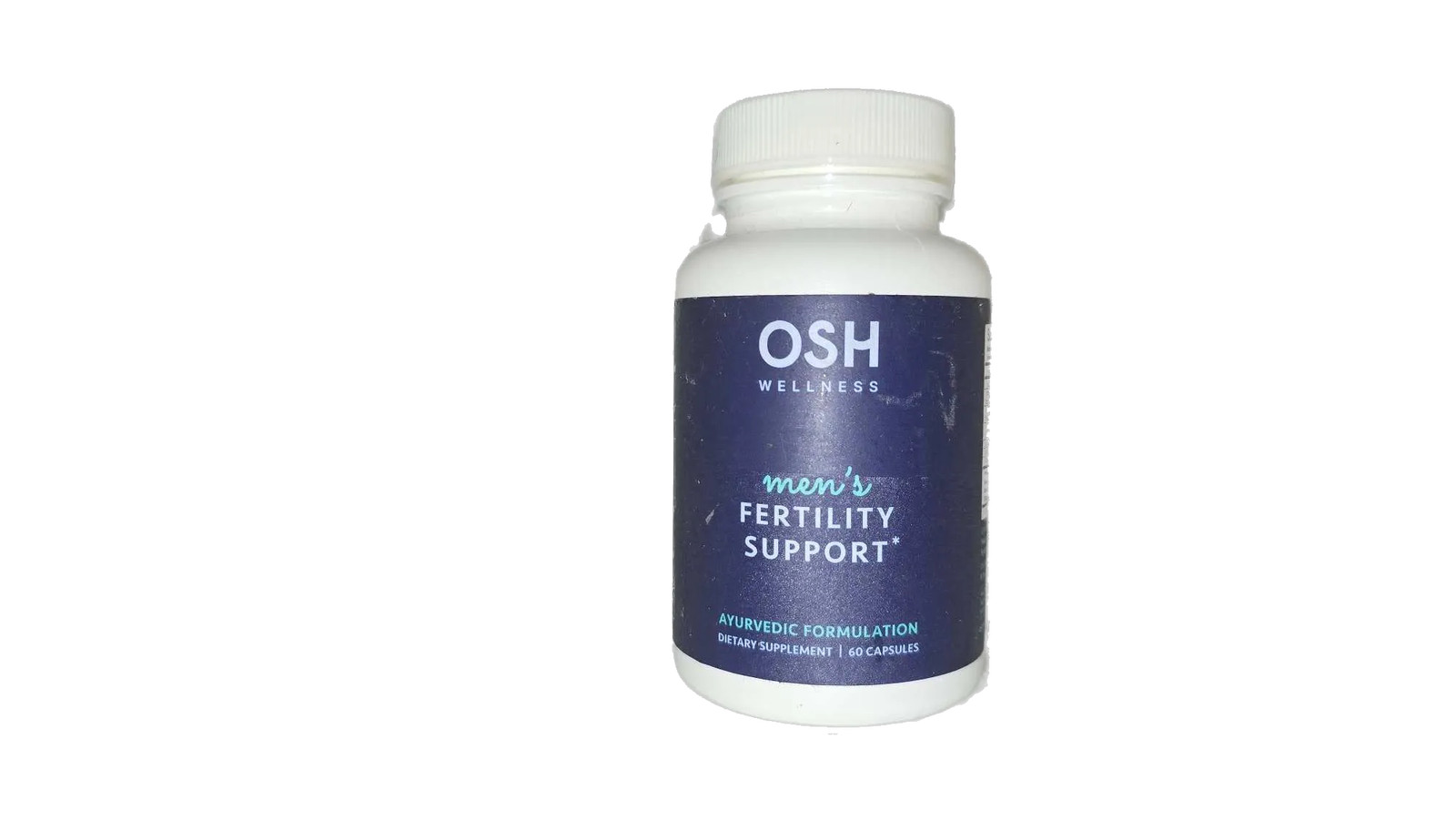 OSH Wellness Men’s Fertility Support Ashwagandha Maca Root 60 ct Exp 01/27