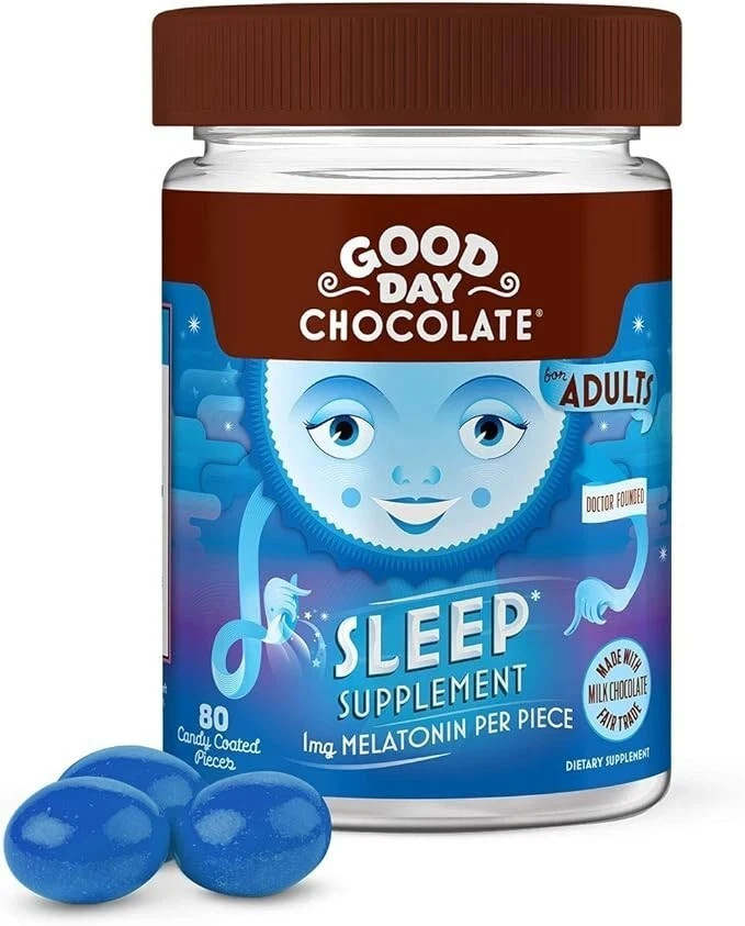 Good Day Chocolate Melatonin for Adults 80 Count