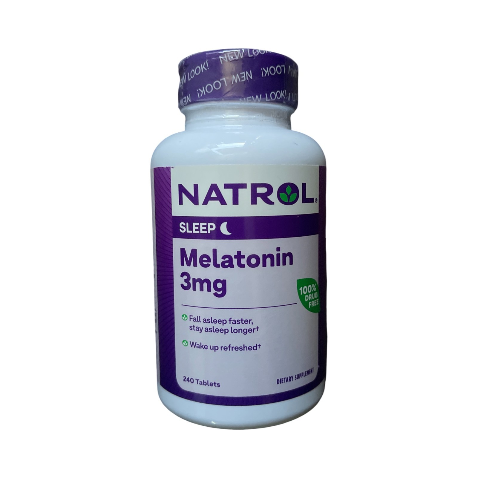 Natrol Melatonin 3mg Sleep Supplement, 240 Tablets, Exp 05/26