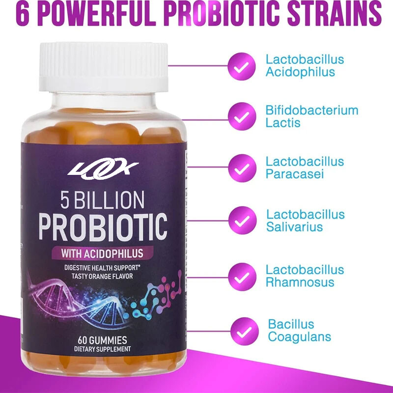 Lactobacillus Acidophilus Probiotic, 5 Billion Colony Units, 6 Strains