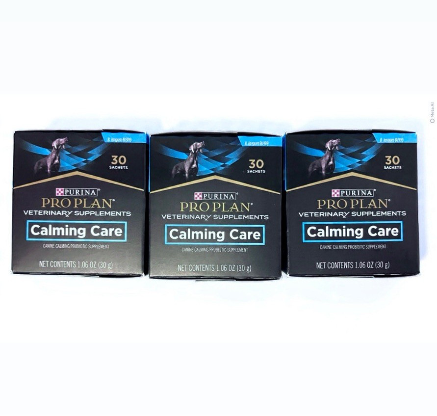 Purina Calming Care Pro Plan Veterinary Supplements 30 Sachets x 3 – EXP 06/2026