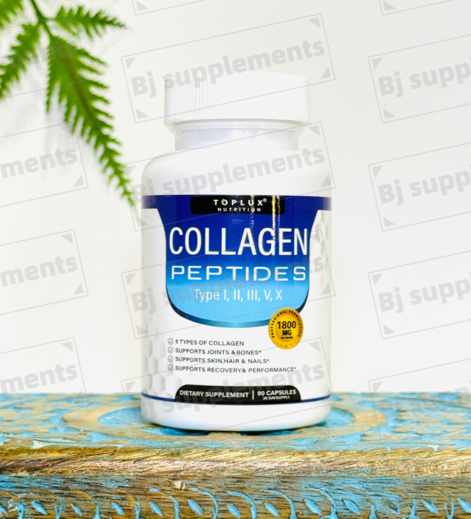 Toplux Collagen Peptides 5 Types of CollagenComplex1800mg