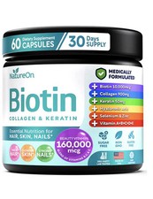 Biotin Collagen & keratin Essential Nutrition For Hair,skin, & Nails