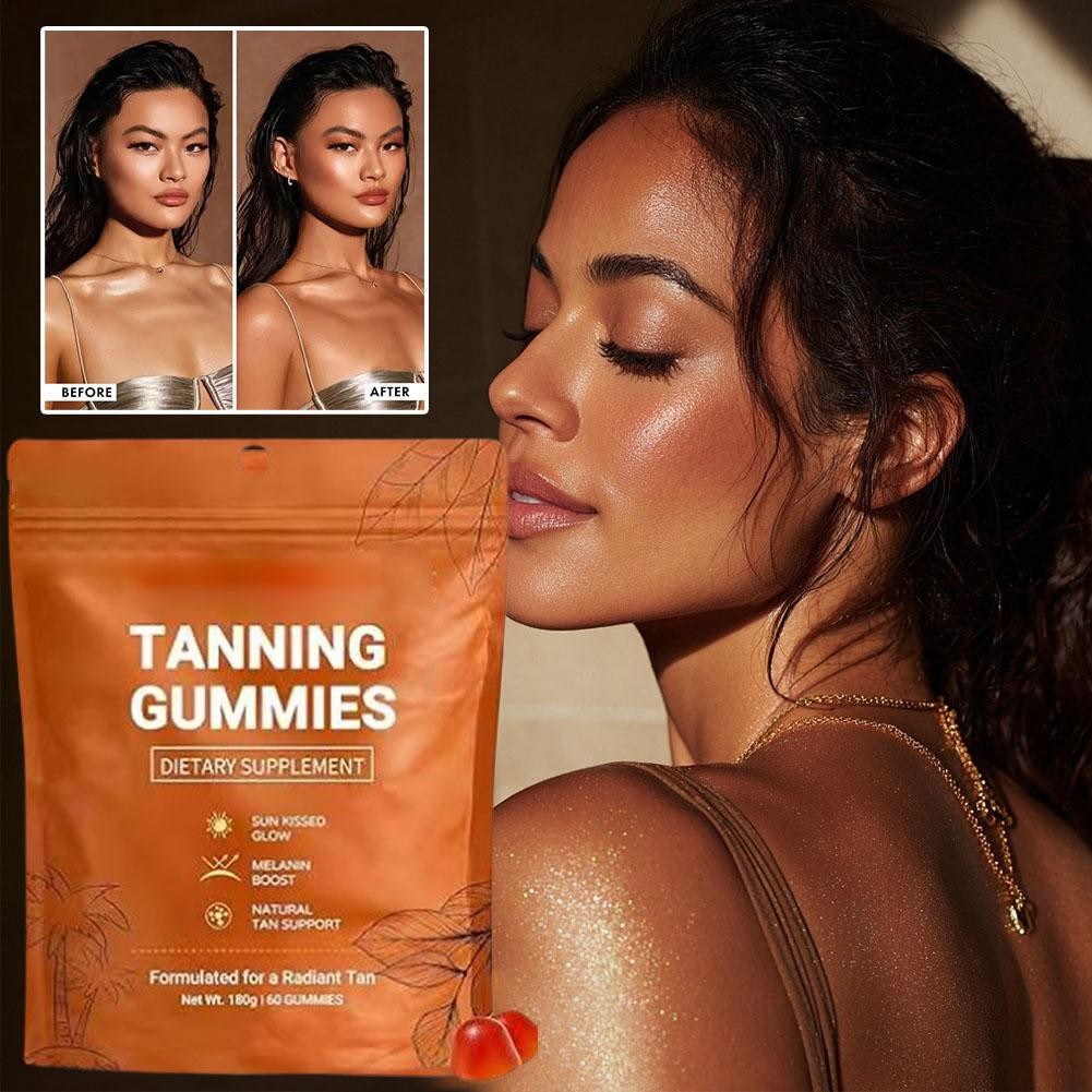 Daily Tanning Gummies Vitamin Blackening Gummies – Enhance Skin Melanin