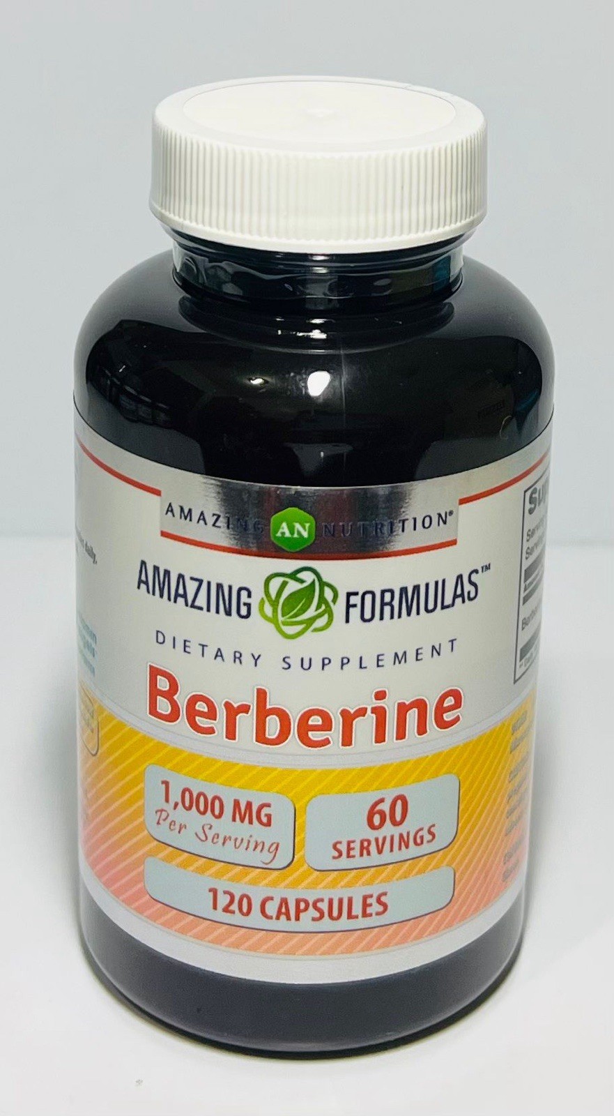 AMAZING FORMULAS BERBERINE 1000MG 120 CAPSULES 60 SERVING HERBAL DIETARY