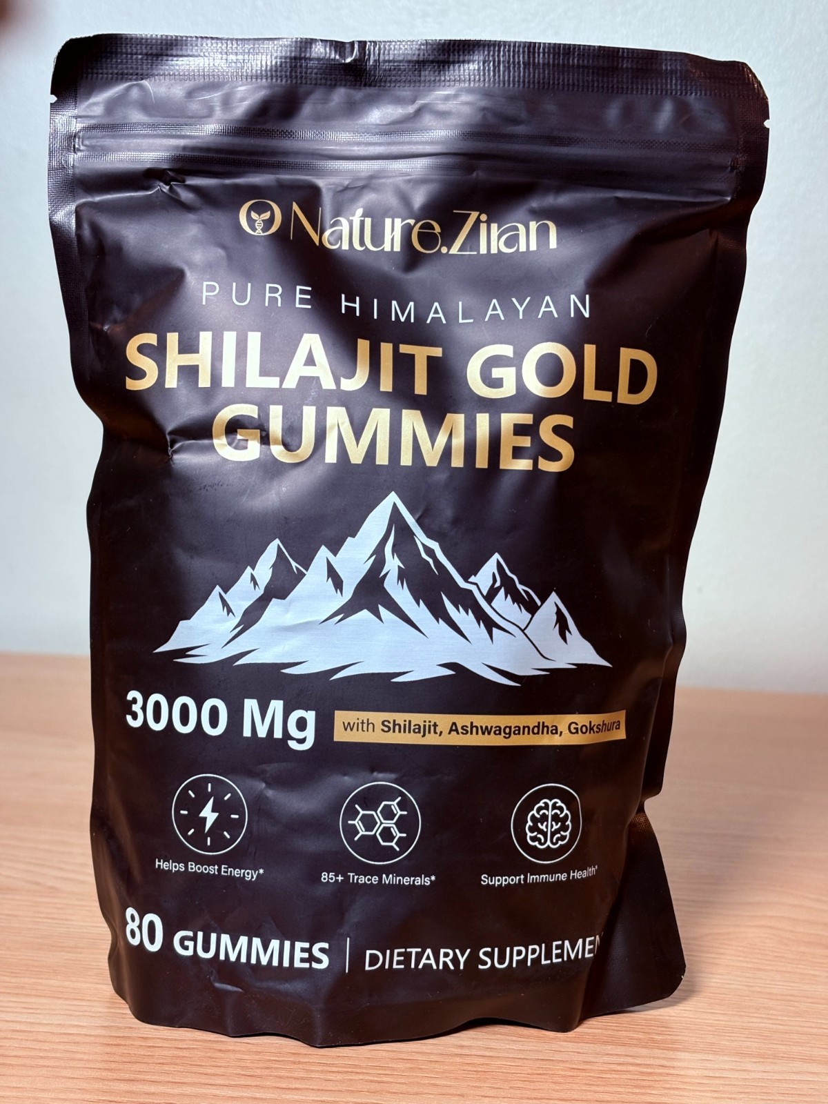 Himalayan Shilajit Gold Gummies 3000mg 80 Count Dietary Supplement