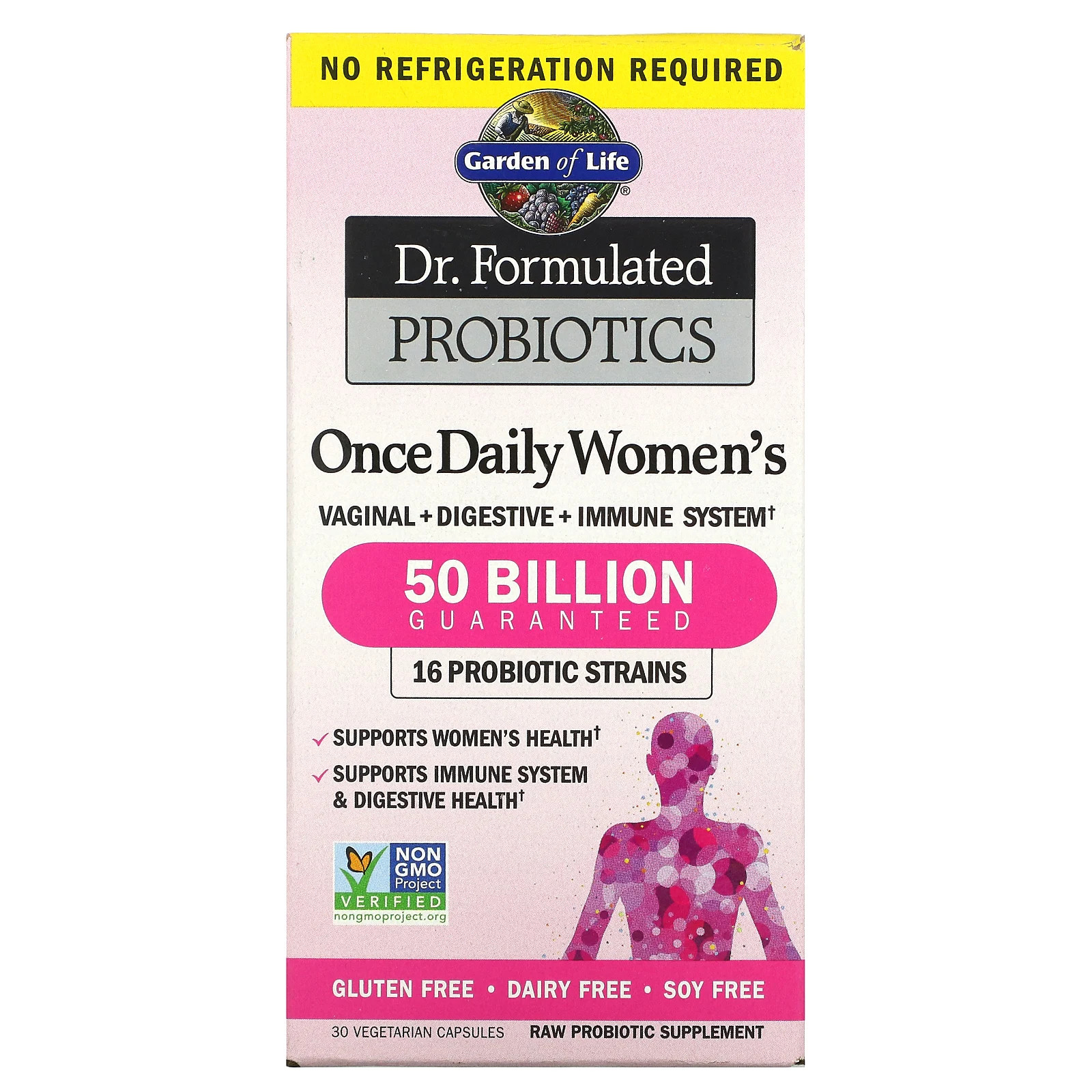 Dr. Formulated Probiotics, Once Daily Women’s, 50 Billion, 30 Vegetarian