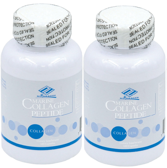2 bottles Nu-Health Marine Collagen Peptide (100 x 2 =200 capsules)