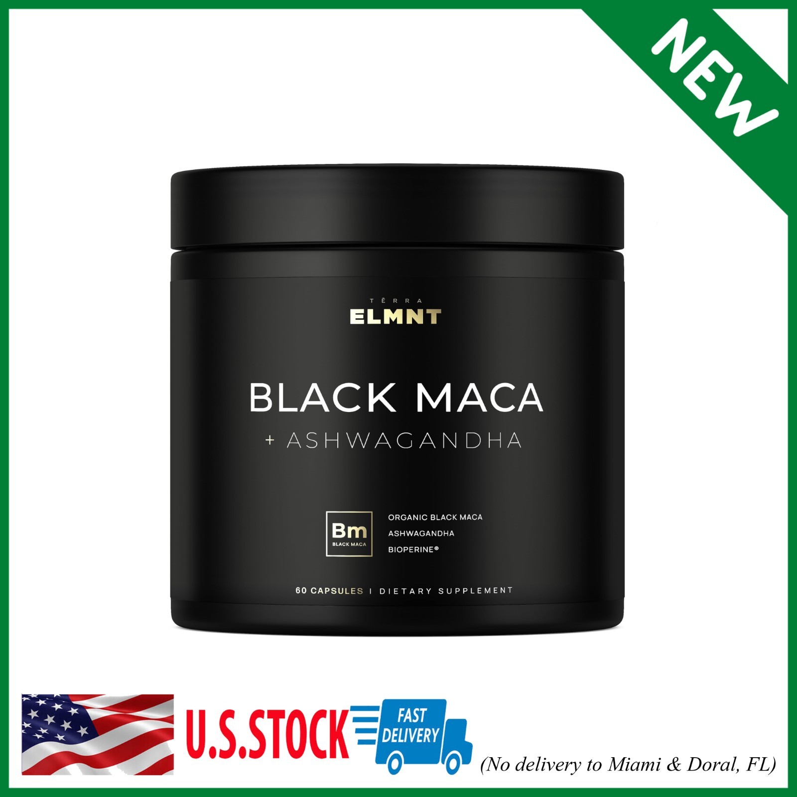 40,000mg 40x Strength Organic Black Maca Root with Ashwagandha – Highest Potency