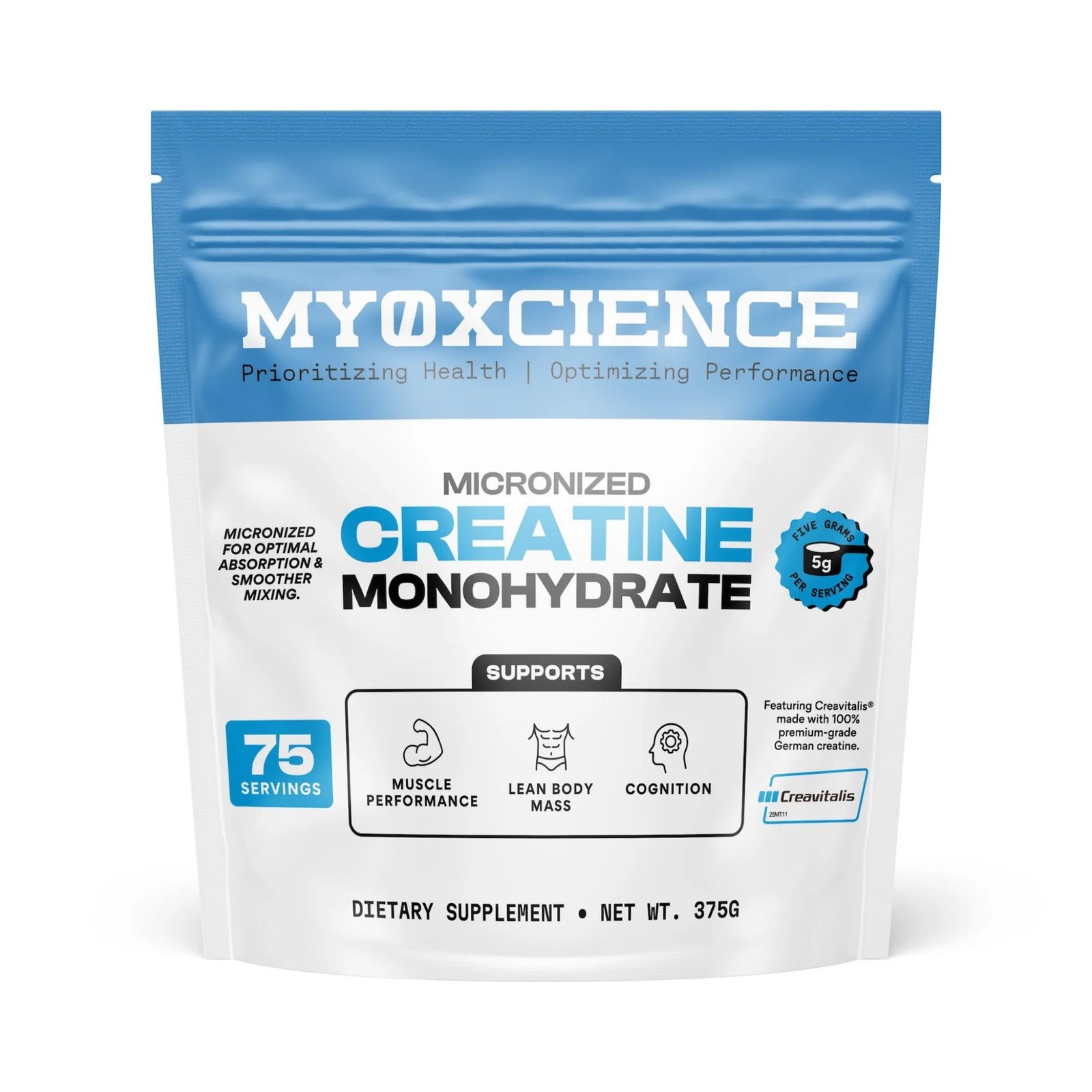 MYOXCIENCE Micronized Creavitalis Creatine | The World’s Purest Micronized