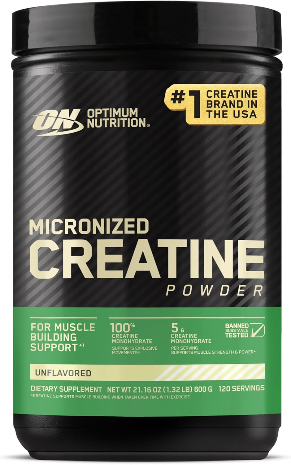 Micronized Creatine Monohydrate Powder, 120 Servings