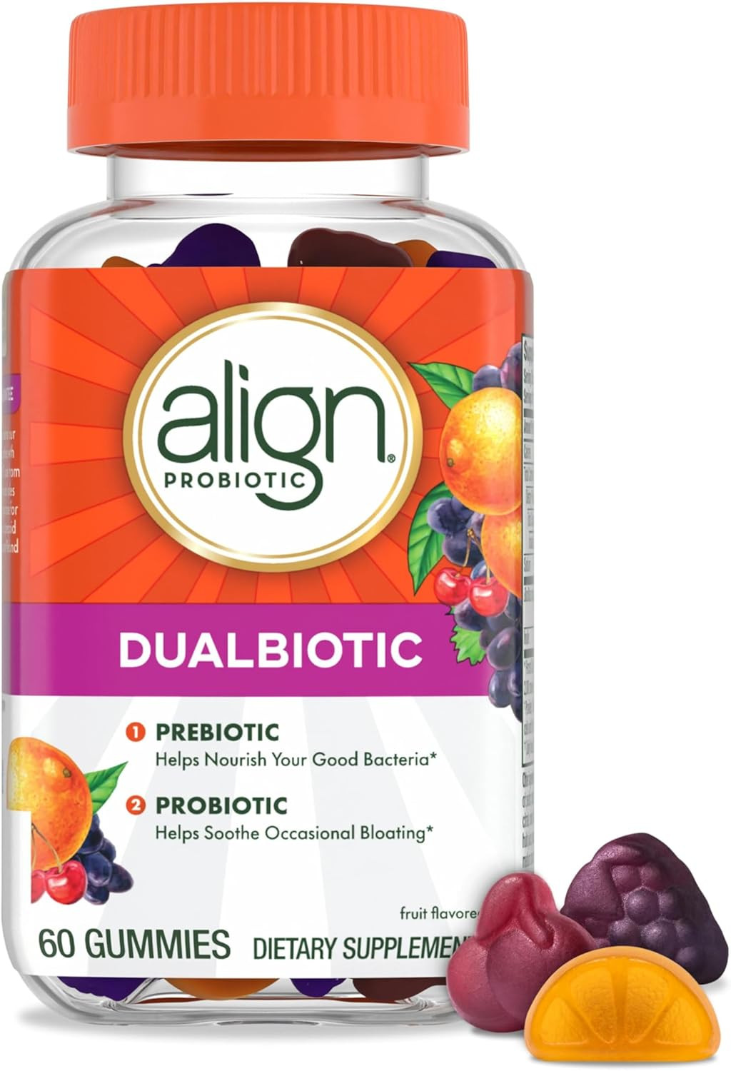 Dualbiotic, Prebiotics and Probiotics for Women and Men, Probiotics for Digestiv