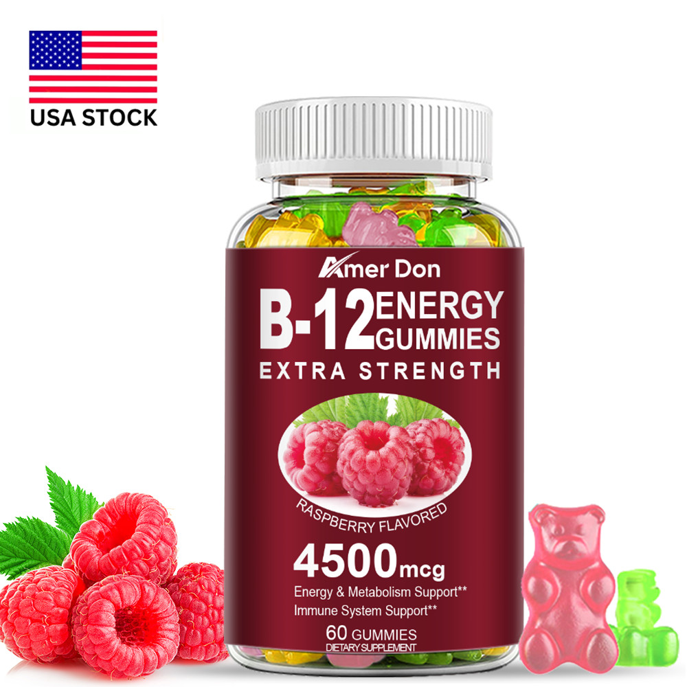 Vitamin B12 Gummies 4500mcg Support for Energy, Memory, Focus, Brain Health