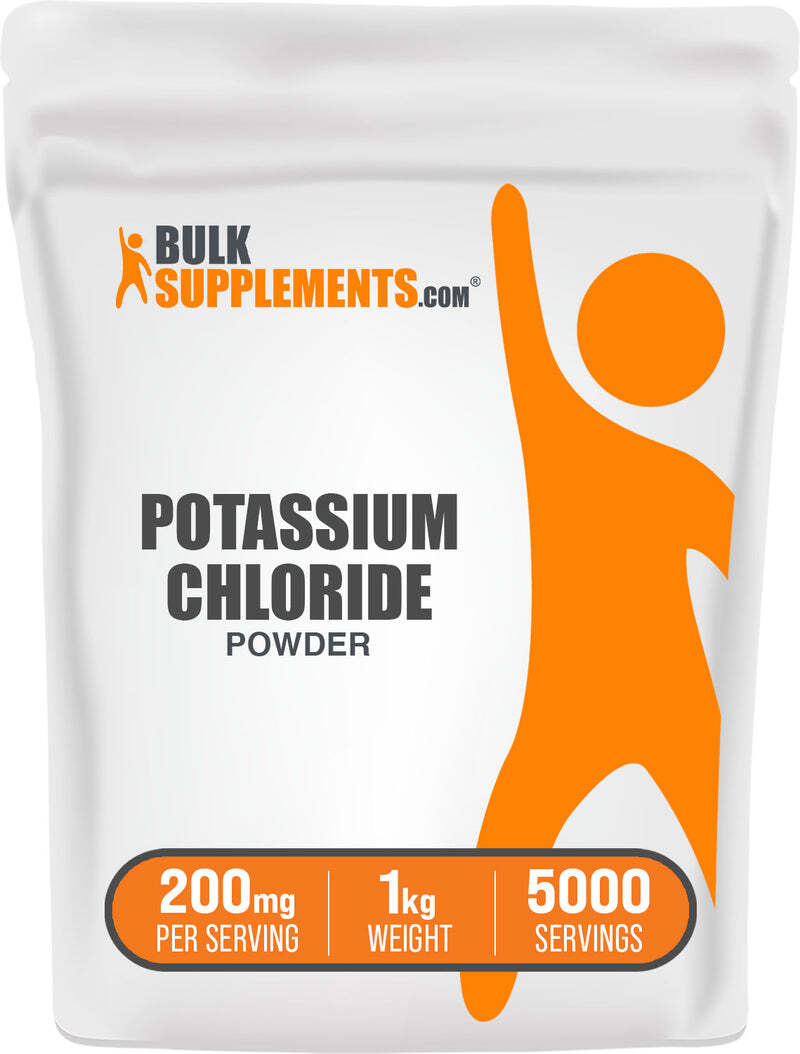 BulkSupplements Potassium Chloride Powder – Electrolyte Supplement