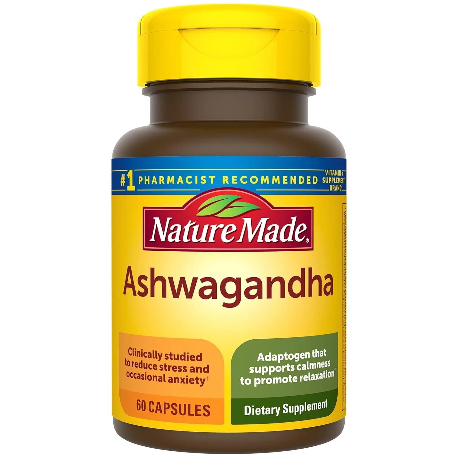 SM Nature Made Ashwagandha 125mg Tablet 60 Count (3 Pack)