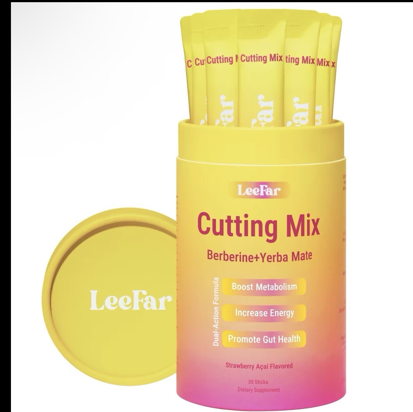 Leefar Cutting Drink Mix – Berberine, Chromium, 5-HTP, Yerba Mate & Magnesium |