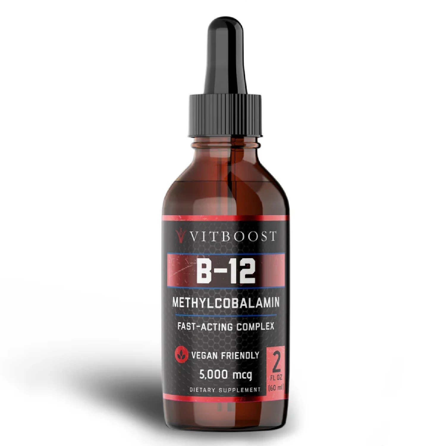 VITBOOST B-12 Methylcobalamin 5000 mcg Extra Strength Drops 60ml Extra Strength