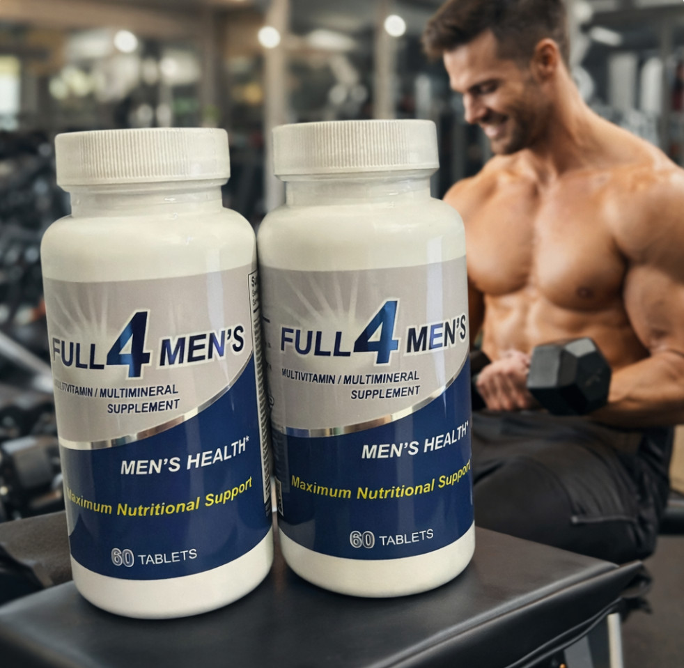 2 Full 4 Men’s Multivitamin & Multimineral Supplement 120 Tabs Men’s Health MAN
