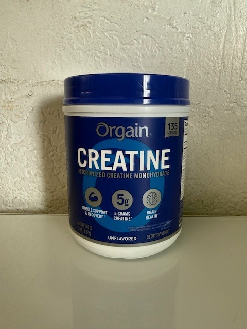 Orgain Creatine Micronized Ceratine Monohydrate Unflavored, 1.48 LB  Exp 10/2027