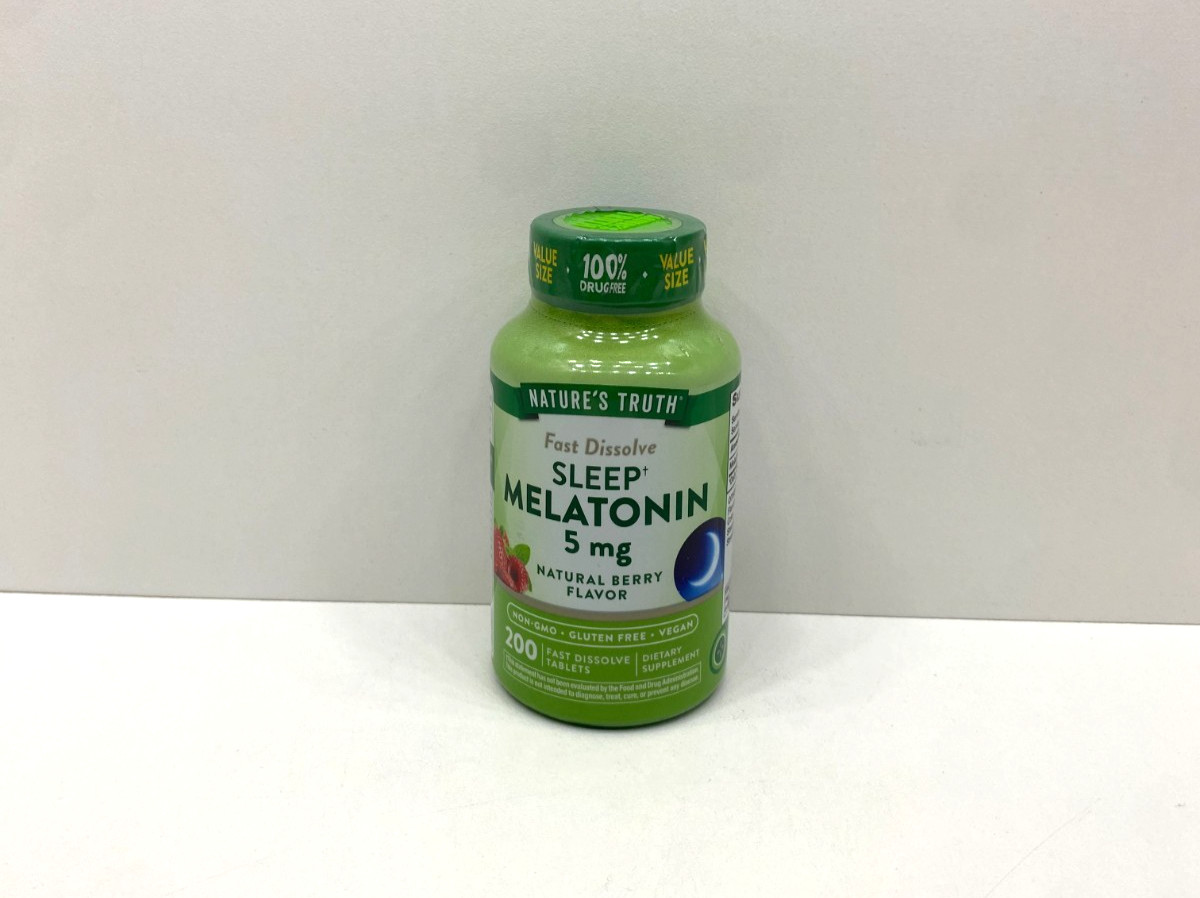 NEW Nature’s Truth Fast Dissolve Sleep Melatonin 5 MG 200 Tablets SEALED 06/2027