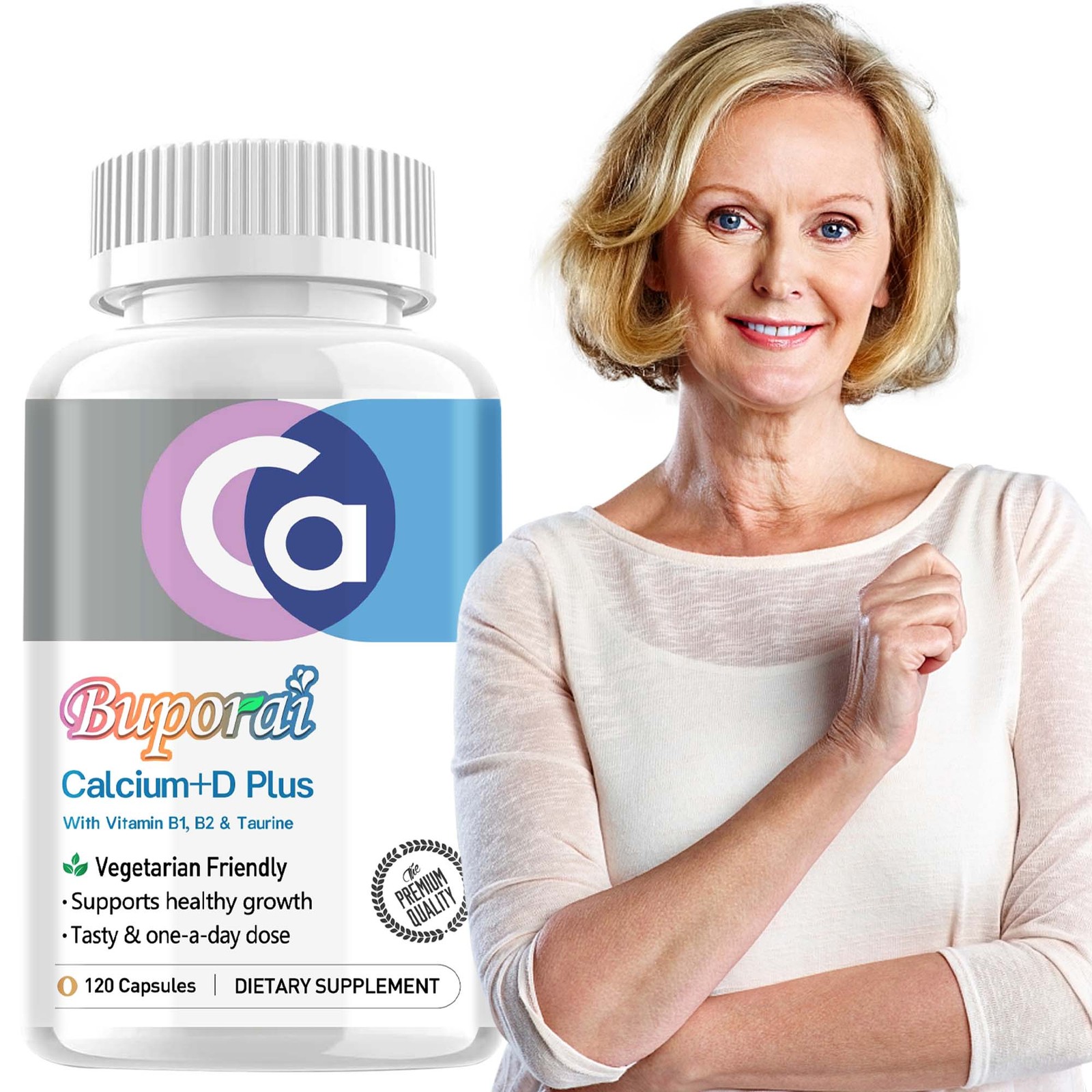 Calcium＋Vitamin D supplements – Maintain Healthy and Strong Bones and Muscles