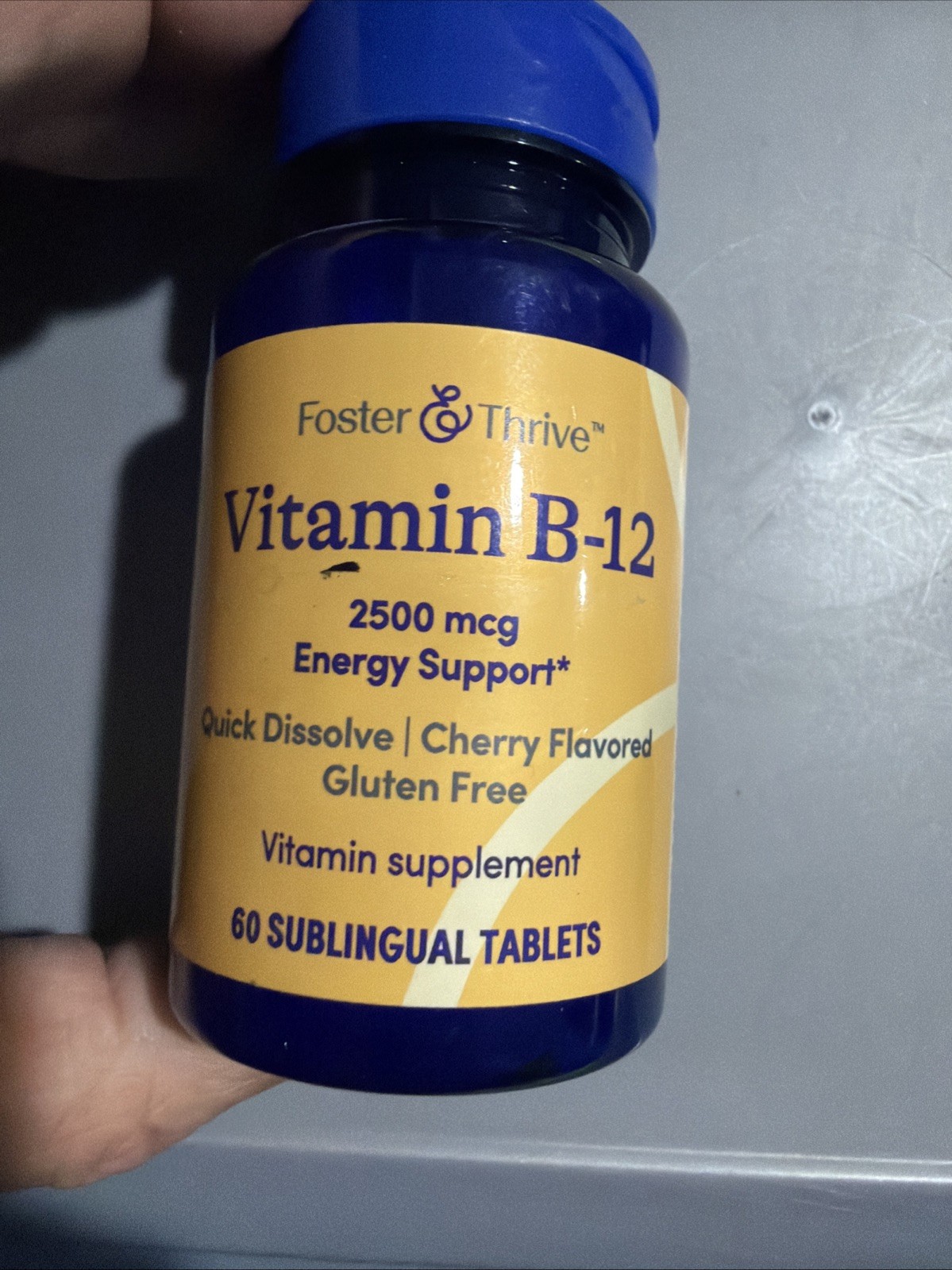 Vitamin B-12  Quick Dissolve Sublingual 60 Tabs 8/26