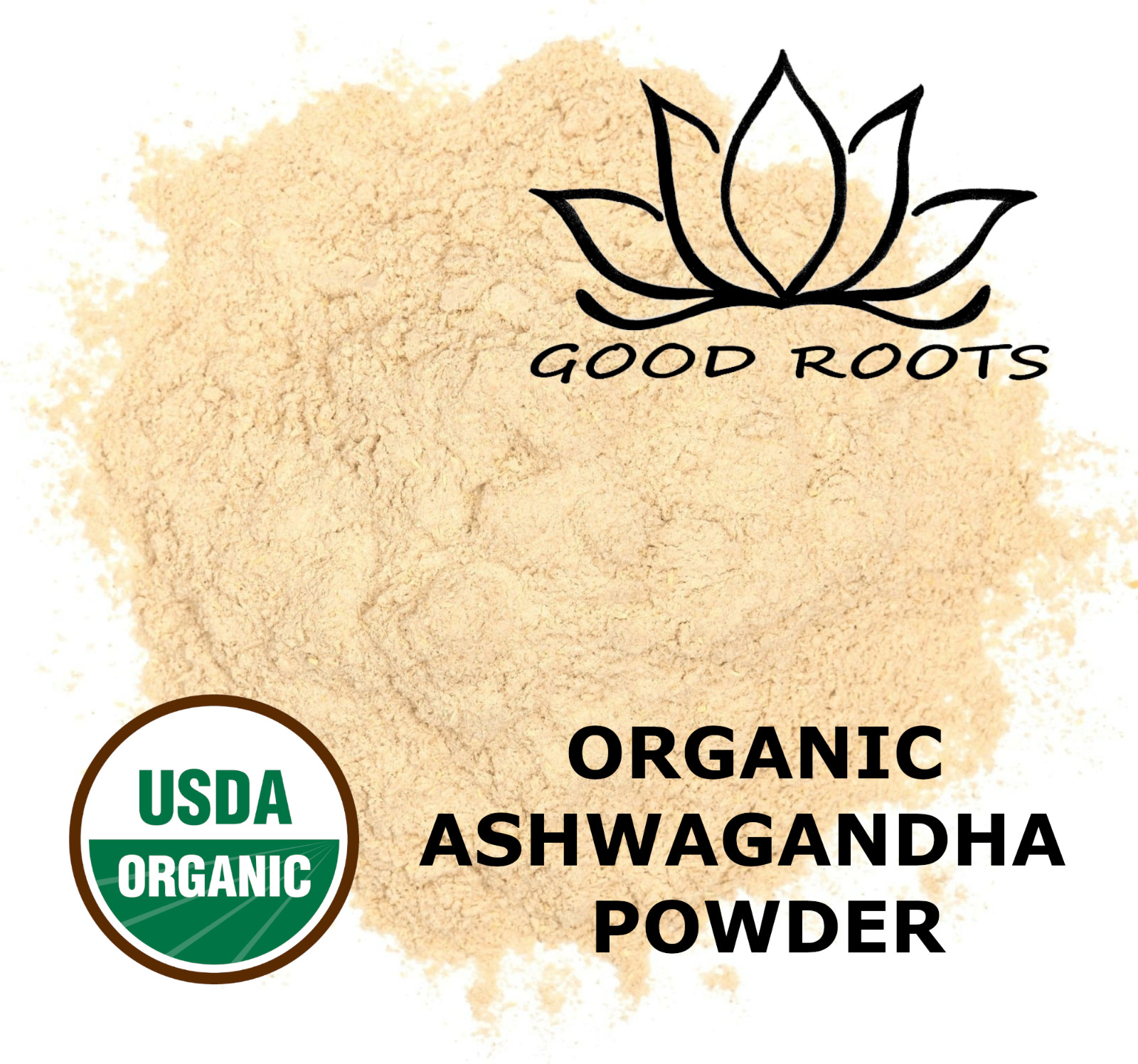 Ashwagandha Powder 100% Organic Withania somnifera 1 pound