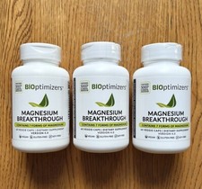 Bioptimizers Magnesium Breakthrough all 7 essential forms, 60 capsules – 3 pack